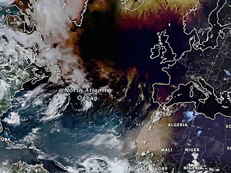 Total Solar Eclipse & Recap: Satellite Imagery From 08/12/26