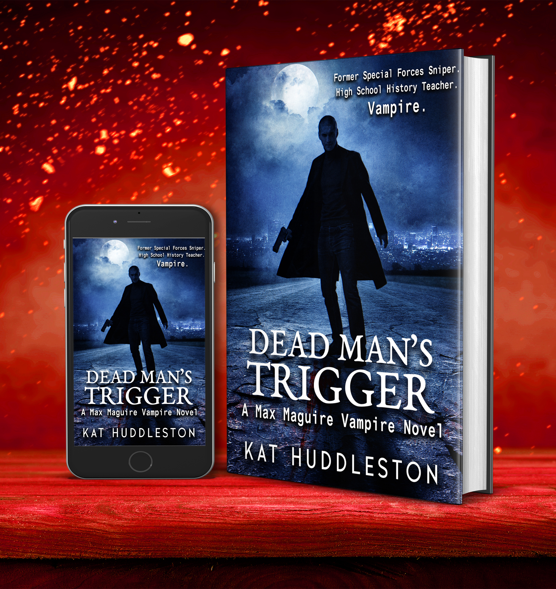 Ends 10-21 – Dead Man’s Trigger: A Max Maguire Vampire Novel by Kat Huddleston Book Blitz + $25 Amazon Gift Card/2x eBooks Giveaway